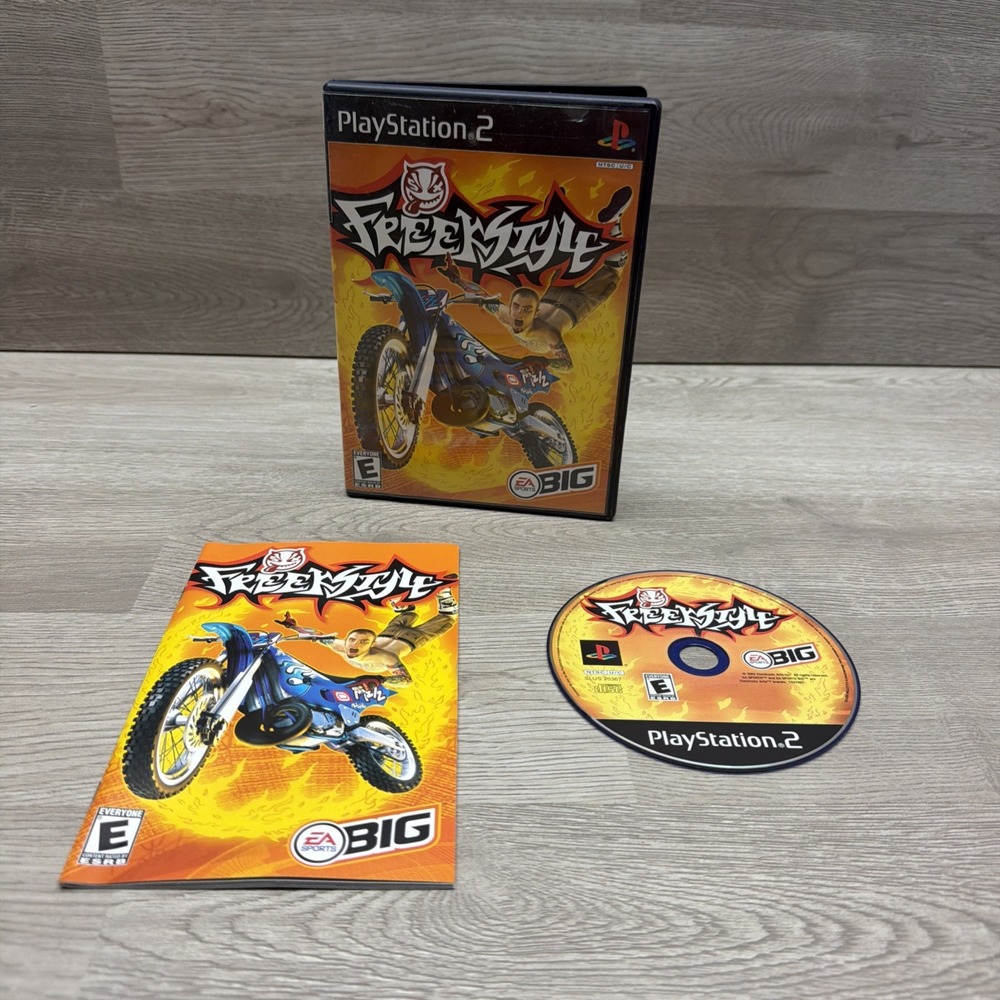 Freekstyle GREATEST HITS (Sony PlayStation 2, 2002) Complete W/ Manual. Tested.